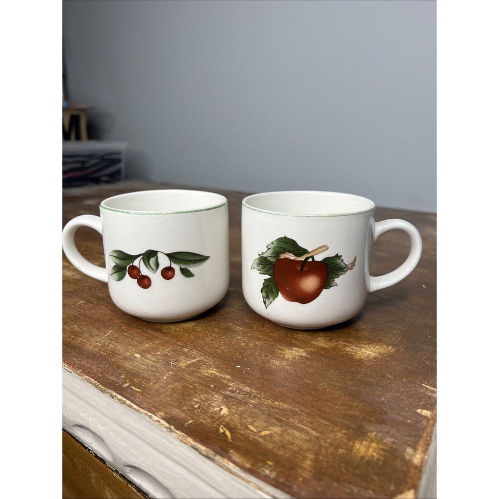 The Cades‎ Cove Collection by Citation 1 Coffee Tea Cup Mug Apples Cherries - Picture 2 of 8